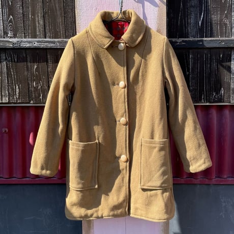60’S REVERSIBLE WOOL COAT [S-4414]