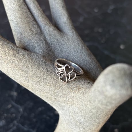 SILVER 925 HEART RING [S-4078]