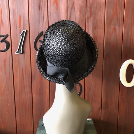 60’S STRAW BOWLER HAT [HP-1912]
