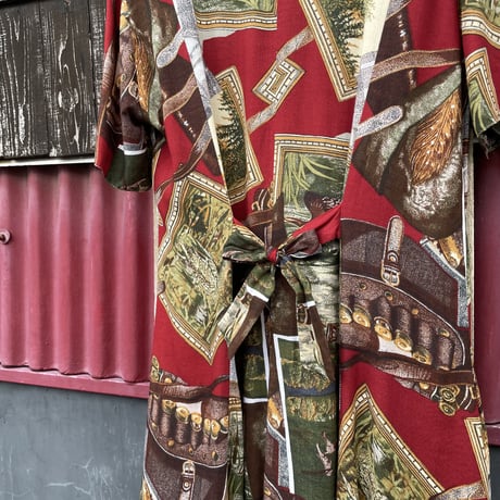 HUNTING PRINT DRESS [S-2733]