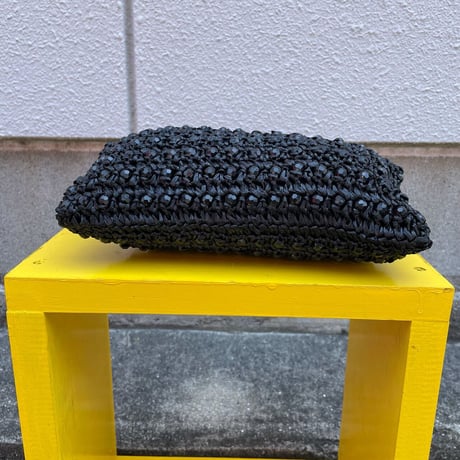 60’S BEADS×STRAW CROCHET BAG [S-6244]