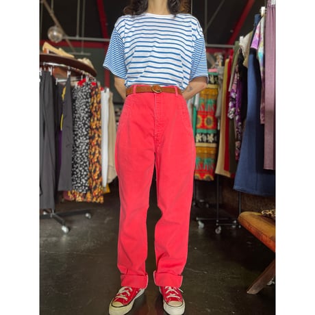 80’S BORDER TEE [S-7320]