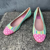 " Lilly Pulitzer" DESIGN FLAT SHOES 25.5㎝ [S-4317]