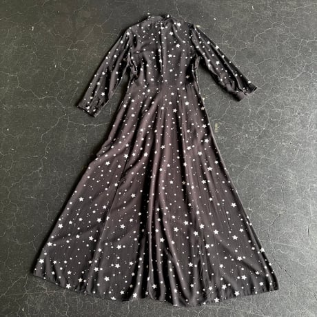 STAR SHIRT LONG DRESS [S-4378]