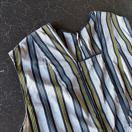 60’S STRIPE SMOCK APRON [S-4137]