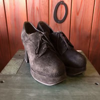SUEDE BOOTIE 22.5-23cm [S-3220]