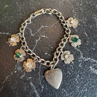 FlOWER&HEART BRACELET [S-4345]