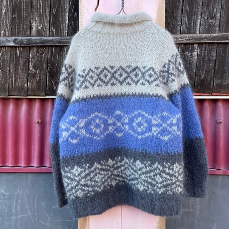 MOHAIR NORDIC KNIT [S-0875]