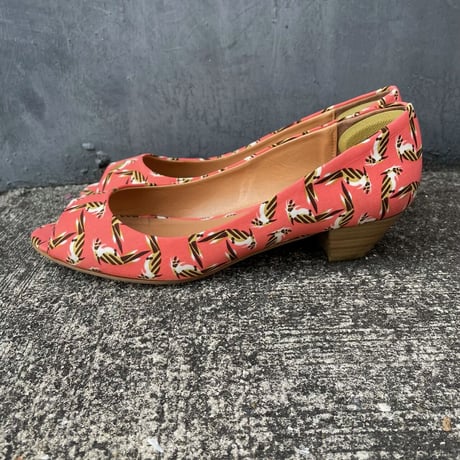 BIRD FABRIC PUMPS 25.5㎝ [S-4330]