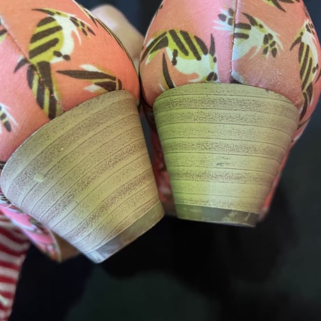 BIRD FABRIC PUMPS 25.5㎝ [S-4330]