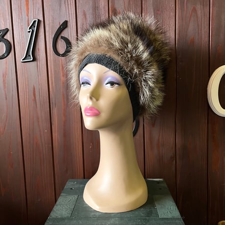 60’S FOX FUR CAP [S-8192]