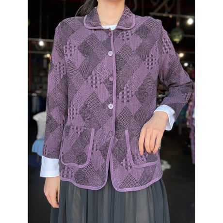 CHECK TENCEL JACKET [S-3067]