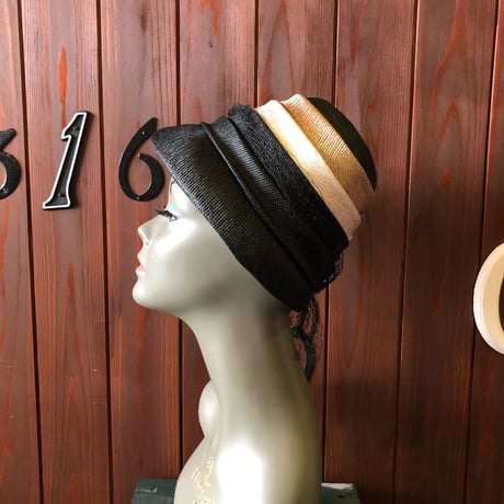 60’S TRICOLOR COLOR DESIGN HAT [S-3335]