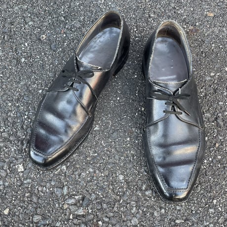 SQUARE TOE LEATHER SHOES 27.5cm [S-4318]