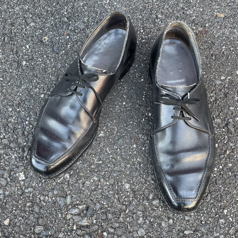SQUARE TOE LEATHER SHOES 27.5cm [S-4318] | HiPB
