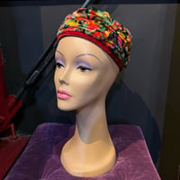 60’S BEADS DESIGN VELOUR TOQUE HAT [S-3042]
