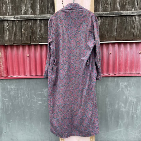 60-70’S PAISLEY COTTON GOWN [S-0260]