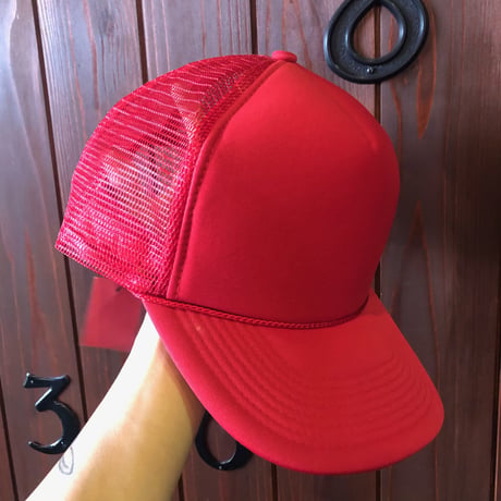 RED MESH CAP [S-0509]