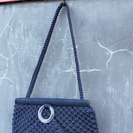70’S NYLON CROCHET BAG [S-1019]