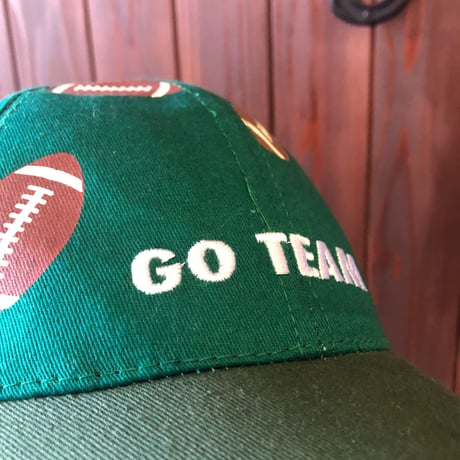 RUGBYBALL PRINT CAP [S-0472]