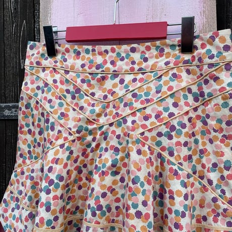 ”MARC JACOBS” FLOWER MINI SKIRT [S-8921]