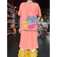 80’S CAT TEE DRESS [S-3981]