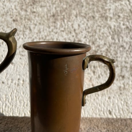 Vintage COPPER measuring cup[J-066]
