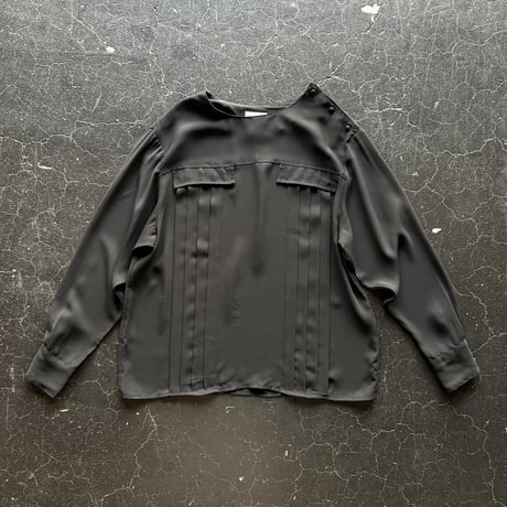 POCKET＆TUCK SHEER BLOUSE [S-2767]