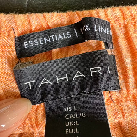 LINEN WIDE EASY PANTS [S-4244]