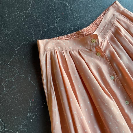 DOT LONG SKIRT [S-3687]