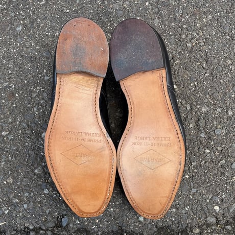 SQUARE TOE LEATHER SHOES 26.5cm [S-1952]