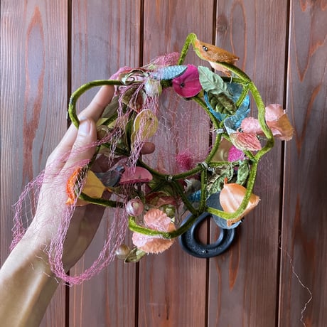 60‘S FLOWER HEAD DRESS [S-6389]