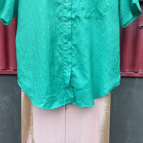NO-COLLAR SATIN SHIRT [S-2533]