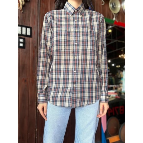 80’S ”Tawn Craft" CHECK SHIRT [S-4146]