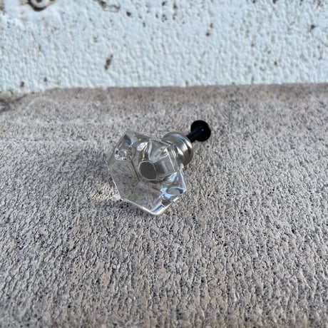 CLEAR HEXAGON DRAWER KNOB [J-115]