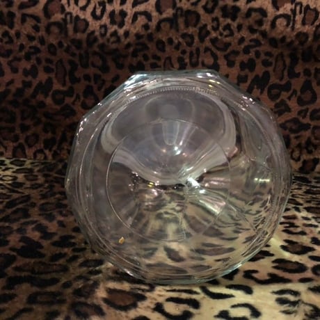 GLASS COOKIE JAR[J-288]