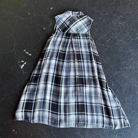 CHECK SHIRT DRESS [S-4411]