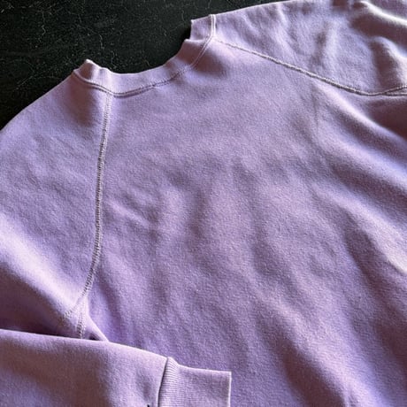 80'S COLORFUL EARTH WORM EMBREIDERY SWEAT [S-1026]