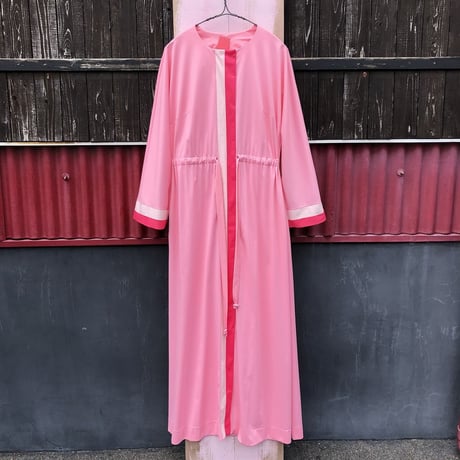 60-70’S NYLON LONG DRESS [S-1880]