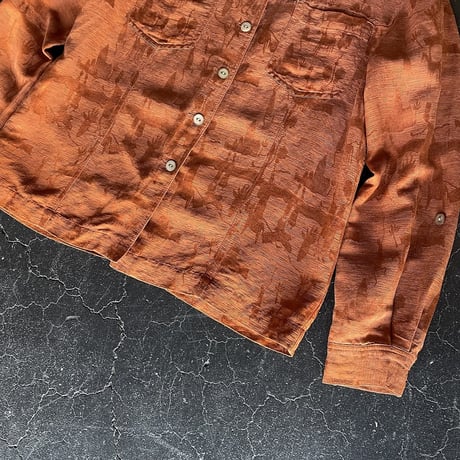 ETHNIC SILK×LINEN SHIRT [S-2228]