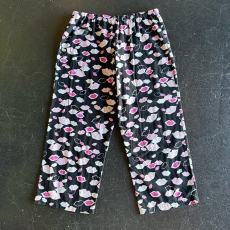 KISS MARK COTTON PANTS [S-4113]