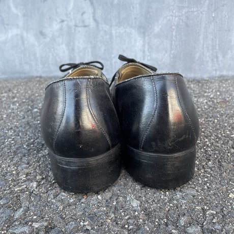 SQUARE TOE LEATHER SHOES 27.5cm [S-4318]