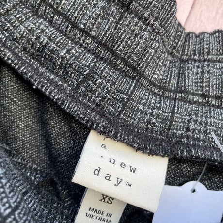 PLAID SWEAT EASY PANTS [S-5008]