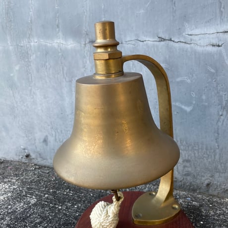 vintage COPPER&WOOD STAND BELLE [J-073]