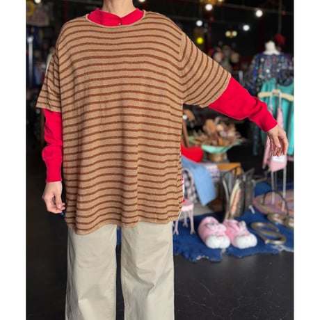 KIRA KIRA BORDER S/S KNIT [S-2911]