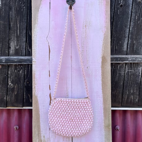 70'S BEADS CROCHET BAG [S-6767]
