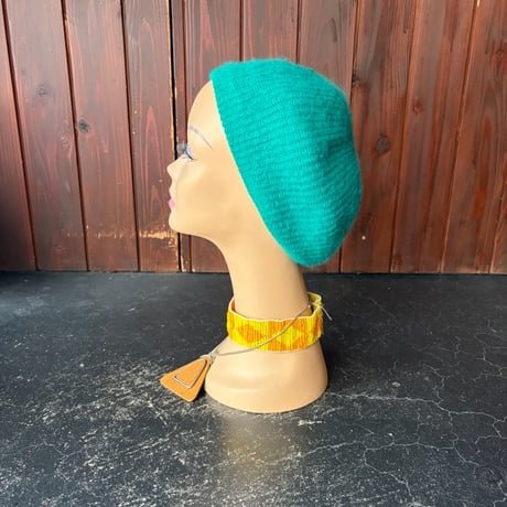 80’S ANGORE KNIT BERET [S-1767]