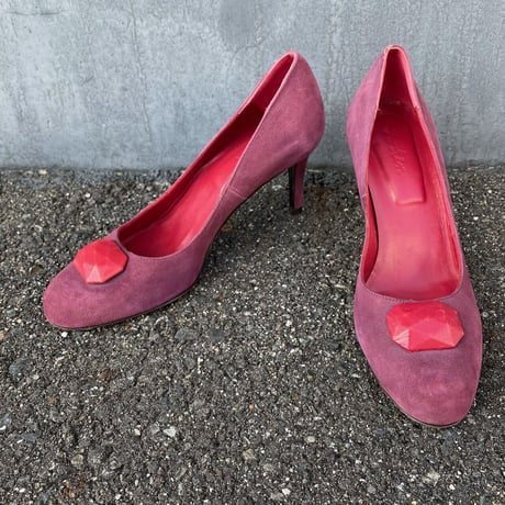 DESIGN SUEDE PUMPS 23.5cm [S-8171]