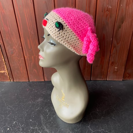 GIRL HAND KNIT CAP [S-1979]