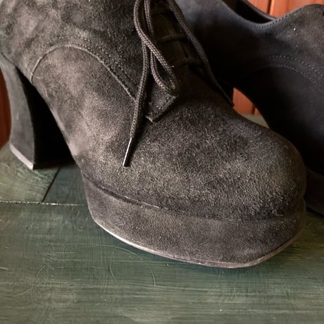 SUEDE BOOTIE 22.5-23cm [S-3220]